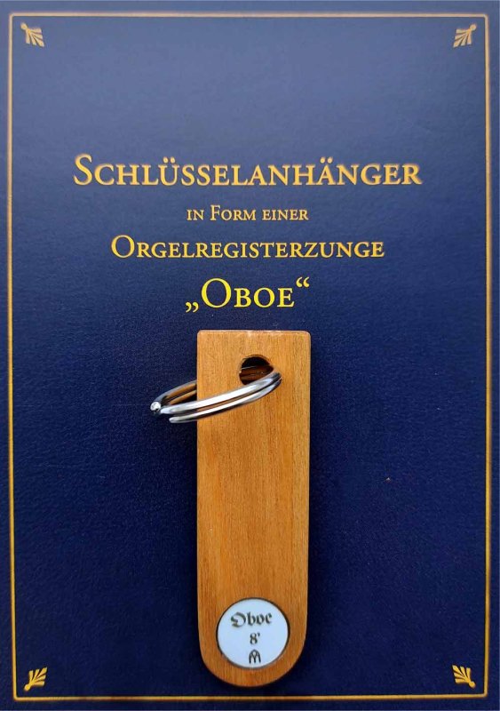 Orgel Schlüsselanhänger Oboe